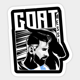 Messi // Argentina Goat Sticker